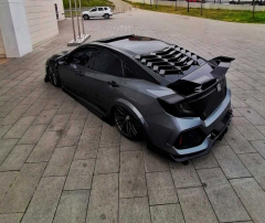 Honda Civic Fc5 2016-2020 Uyumlu Yedek Parça Arka Cam Kaplama (Cam Vizörü)