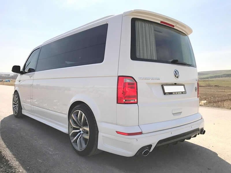 Volkswagen Transporter Uyumlu Yedek Parça T7 Arka Tampon Eki Fiber Boyalı