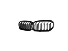 Bmw 5 Serisi G30 2020+Uyumlu Yedek Parça M5 Görünüm Çift Çizgi Böbrek Panjur (Makyajlı Kasa)