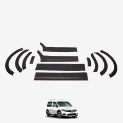 Volkswagen Caddy 2015-2020 Uyumlu Yedek Parça Dodik Set 12 Parça Uzun Şase Sol Sürgü