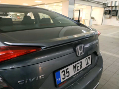 Honda Civic Fc5 Uyumlu Yedek Parça 2016-2020 Işıksız Spoiler
