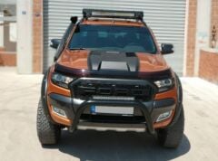 Ford Ranger Uyumlu Yedek Parça   2015 ve Sonrası Siyah Ön Tampon Koruma PWT22