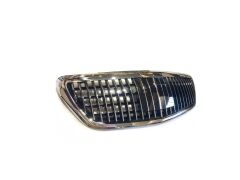 Mercedes W222 S Class 2014+ Uyumlu Yedek Parça Maybach Görünüm Panjur Krom (Logosuz)