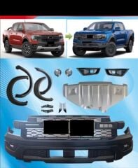 Ranger 2022(Xlt/Sport/ Wildtrack) için 2022 Raptor Facelift Body Kit