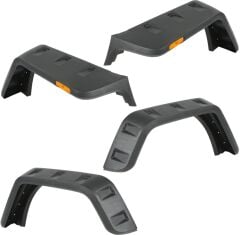 Jeep Wrangler Jk 2007-2017 Için Uyumlu Yedek Parça Hurricane Camurluk Kabartma Seti (Dodik) (Ledli)