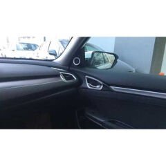 Honda Civic Fc5 Uyumlu Yedek Parça Hava Menfez Kaplama 3 Parça - Silver Kalın 2016-2020