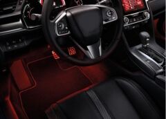 Honda Civic Fc5 Uyumlu Yedek Parça Vites Konsol Aydınlatma Kırmızı 2016-2020