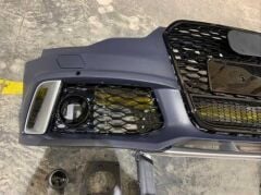 Audi A6 2012-2014 Uyumlu Yedek Parça RS6 Ön Tampon Panjur Seti