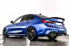 Bmw 3 Serisi G20 Uyumlu Yedek Parça Kalın Tip Spoiler Parlak Siyah