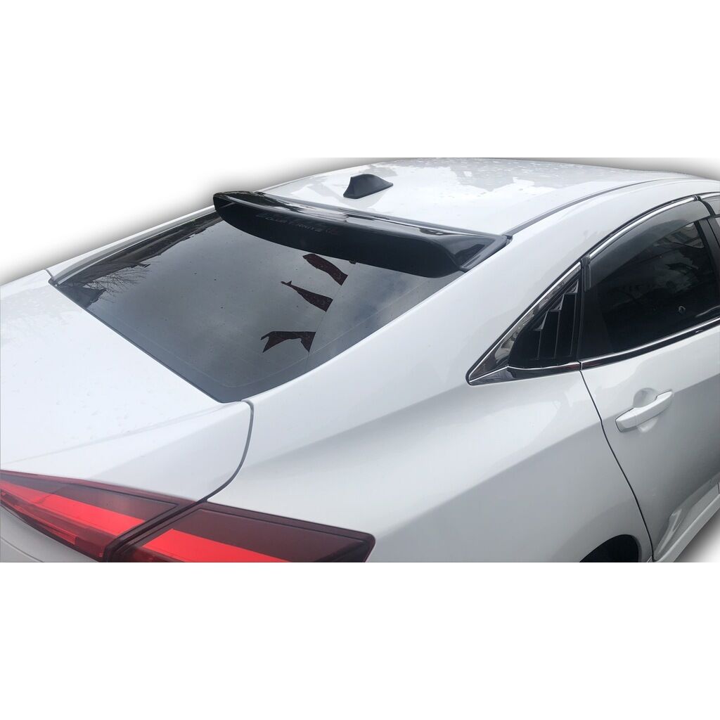 Honda Civic Fc5 Uyumlu Yedek Parça Cam Üstü Boyasız Spoiler