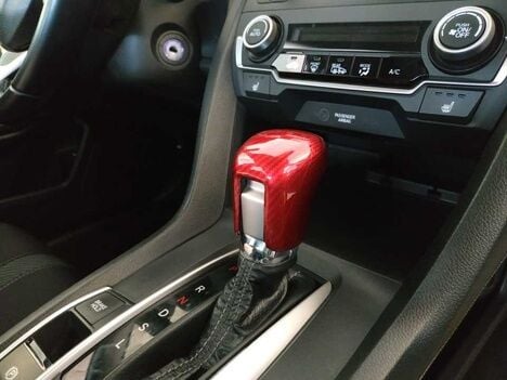 Honda Civic FC5 Uyumlu Yedek Parça 2016-2020 Vites Topuzu Kaplama Kırmızı