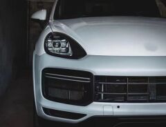 Cayenne Uyumlu 2014-2017 İçin  Facelift 2018+ Turbo İçin Uyumlu Body Kit (Farlar Dahil)