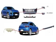 Macan Uyumlu 2014-2017 İçin Uyumlu Tech-Art Body Kit