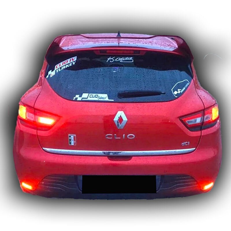 Renault Clio 4 RS Uyumlu Yedek Parça Spoiler Boyalı