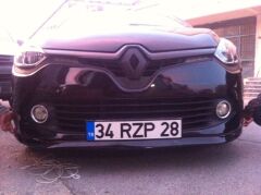 Renault Clio 4 Uyumlu Yedek Parça Ön Tampon Karlığı Boyalı