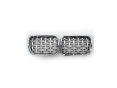 Bmw 3 Serisi E36 1997-1999 İçin Uyumlu Dıamond Panjur (Böbrek) Krom Çerçeve