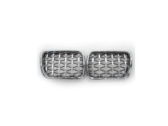Bmw 3 Serisi E36 1997-1999 İçin Uyumlu Dıamond Panjur (Böbrek) Krom Çerçeve