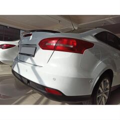 Ford Focus  Uyumlu yedek Parça  2014-2018 Hybrid Spoiler - Piano Black (Parlak Siyah)