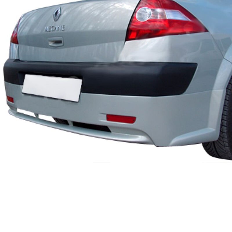 Renault Megane 2 Sedan Uyumlu Yedek Parça Arka Tampon Eki Boyasız