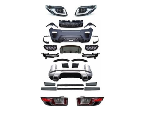 Range Rover Evoque 2011-2015 Uyumlu Yedek Parça 2016+ Facelift Görünüm Body Kit