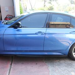Bmw F30 2011-2019 Uyumlu Yedek Parça Marşpiyel Alt Çıta Set Performans Parlak Siyah