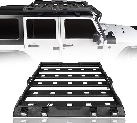 Wrangler JK 2007-2017 İçin Uyumlu Tavan Sepeti Cam Çerçevesi(Ledli)