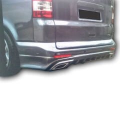 Volkswagen Transporter T6 Uyumlu Yedek Parça Difüzörlü Arka Tampon Eki Boyasız