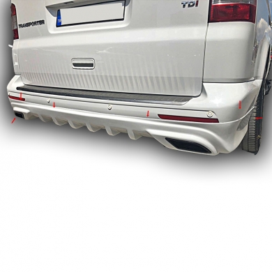 Volkswagen Transporter T5 (2004 - 2010) Arka Tampon Eki Boyalı