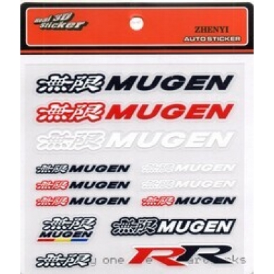 Honda Mugen RR Sticker 13 Adet