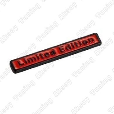 Limited Edition Yapıştırma Kırmızı Siyah Bagaj Ve Çamurluk Logosu