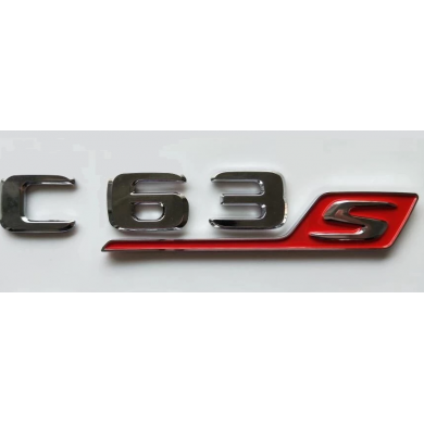 Mercedes C63S Uyumlu Krom Bagaj Logosu