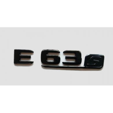 Mercedes E63SUyumlu  Siyah Bagaj Logosu