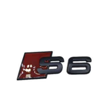 S6 Metal Bagaj Logosu Kırmızı-Siyah