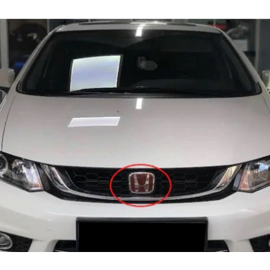 Honda Civic Fb7 2012-2015 Ön-Arka Logo Kırmızı