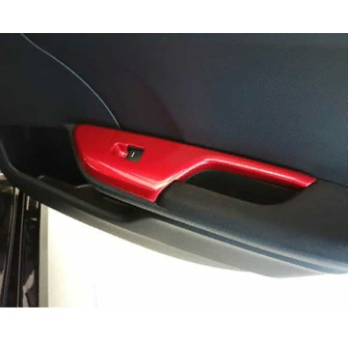Honda Civic Fc5 2016-2020 Kapı Kolçak Kaplama- Kırmızı