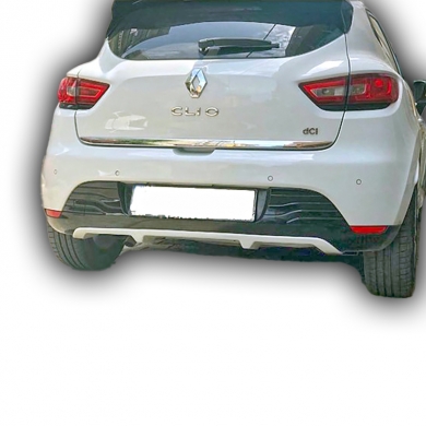 Renault Clio 4 2012 - 2019 Sport Difüzör Plastik Boyasız