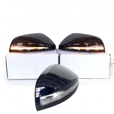 Mercedes Vito W447 Uyumlu 2014-2021 Sinyalli Ayna Kapağı Parlak Siyah