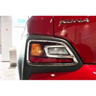 Hyundai Kona Arka Sis Kaplama - Krom