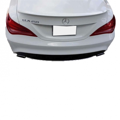 Mercedes W117 CLA-Serisi Uyumlu Bagaj Üstü Spoiler Boyasız