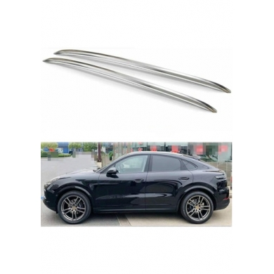 Porsche Cayenne 2018+ Uyumlu OEM Tavan Çıtası / Gümüş