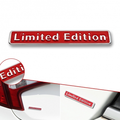 Limited Edition Yapıştırma Kırmızı Bagaj ve Çamurluk Logosu