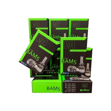 9006 BAM5 Mach Led Xenon Beyaz 12V / 50W / 10800 Lumens