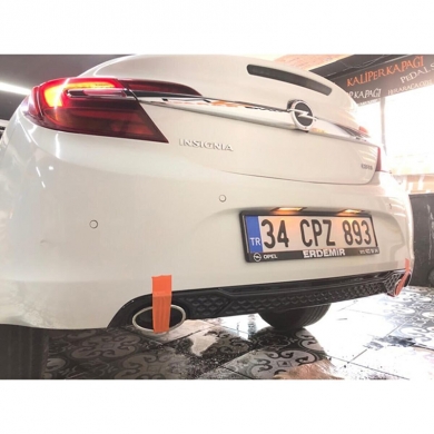 Opel İnsignia 2013 2017 Difüzör Performance +Egz. Ucu (Krom) Set