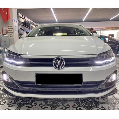 Volkswagen Yeni Polo 2017+ R Line Tampon Ön Flap Seti Sağ-Sol
