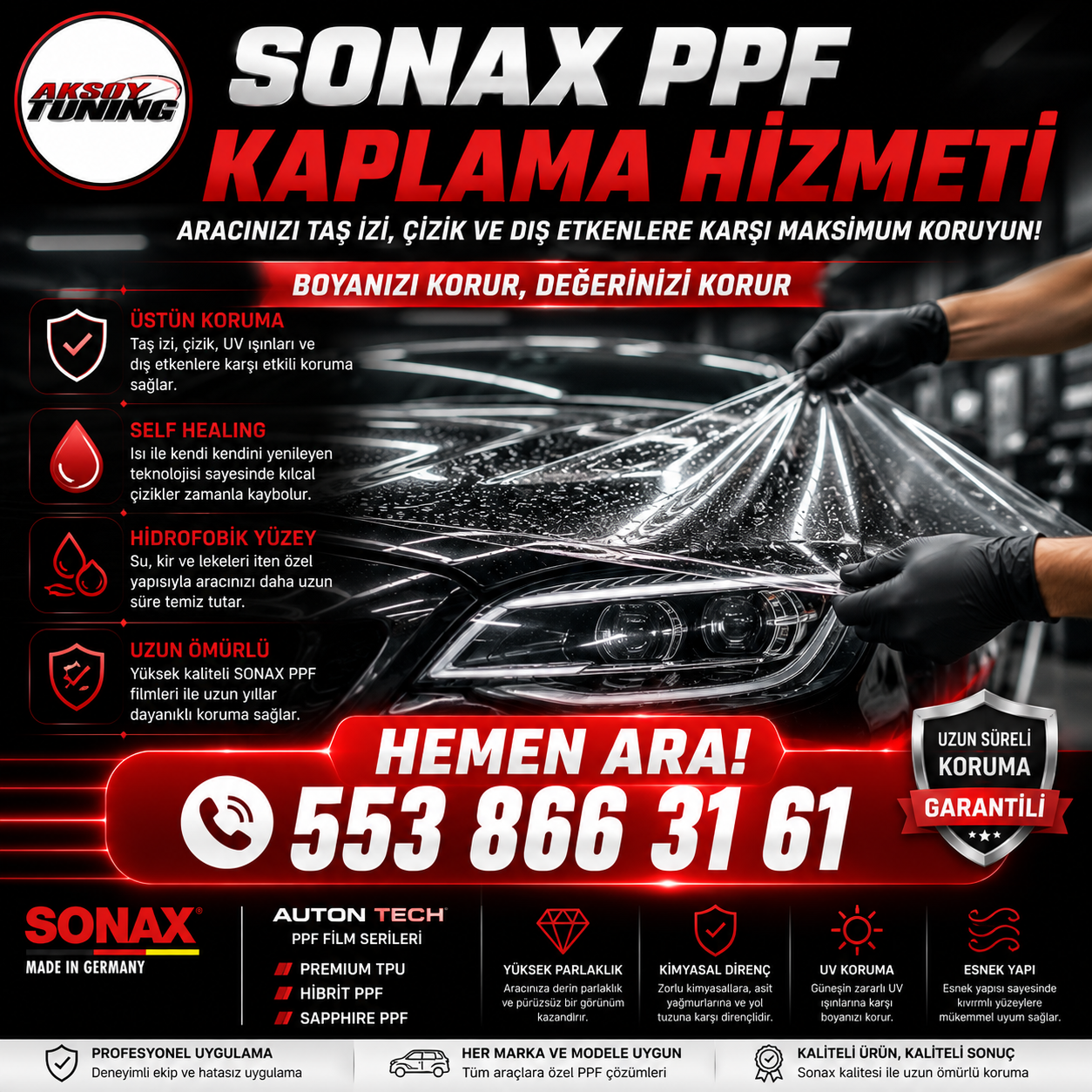 Sonax PPF Kaplama
