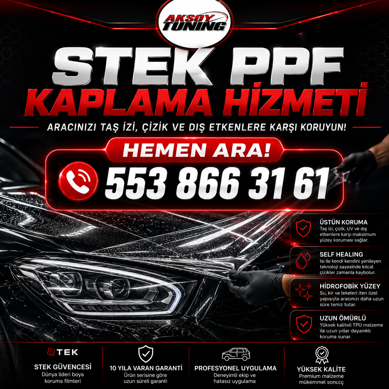 Stek PPF Kaplama Fiyatları