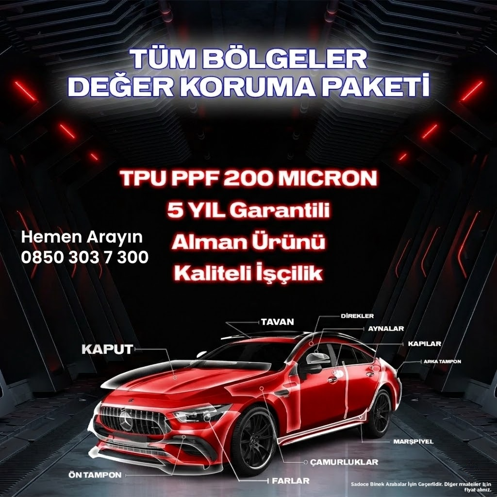 Araç PPF Kaplama Fiyatları 2026