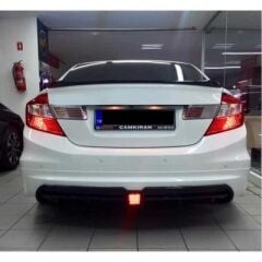 Honda Civic Fb7 Uyumlu Yedek Parça 2012-2015 RR Arka Tampon Eki Tek Çıkışlı