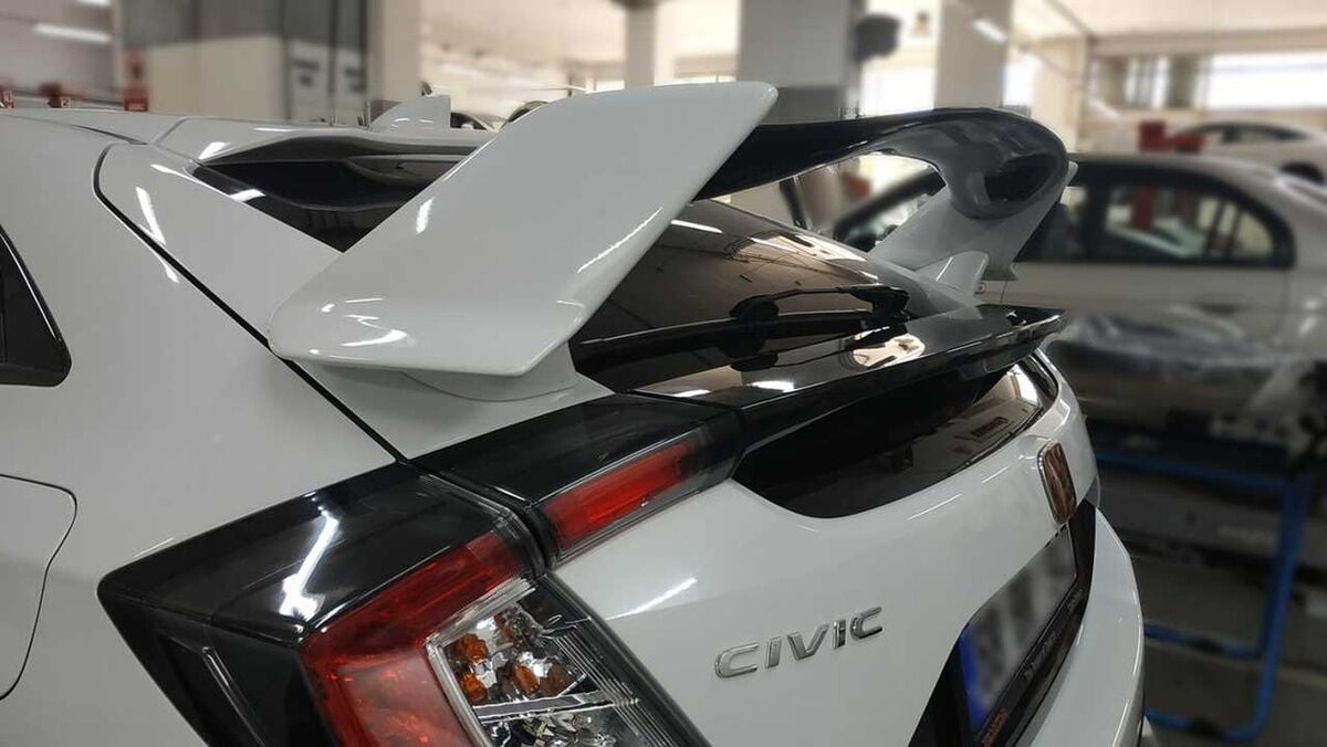 Honda Civic Fk7 Uyumlu Yedek Parça Typer Spoiler (Boyasız)