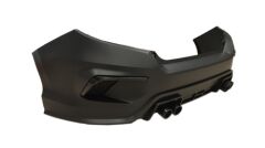 Honda Civic Fc5 Uyumlu Yedek Parça 2016-2020 Concept Model Arka Tampon Ek Piano Black Detaylı